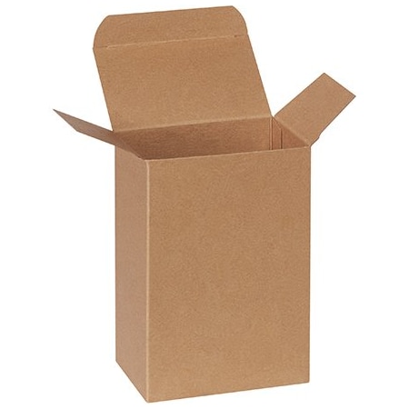 Bsc Preferred 4 x 2-1/2 x 6'' Kraft Reverse Tuck Folding Cartons, 250PK RT9SC